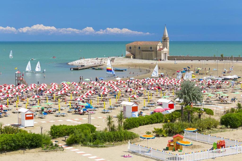 Caorle pláž